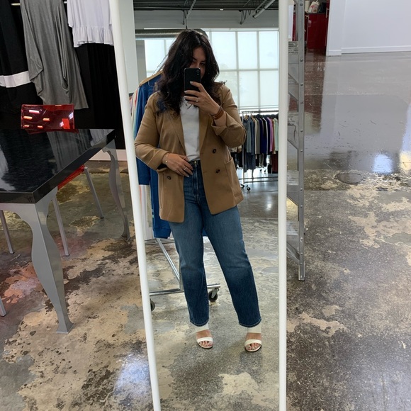 Elie Tahari vintage double breasted blazer - camel - Picture 4 of 5